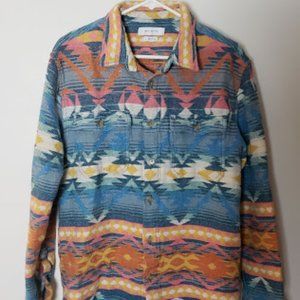 Urban Outfitters Aztec Button Up